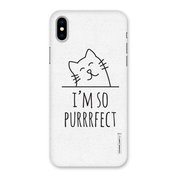So Purrfect Back Case for iPhone X