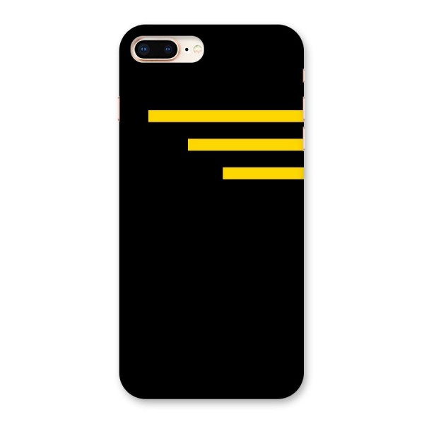 Sports Yellow Stripes Back Case for iPhone 8 Plus