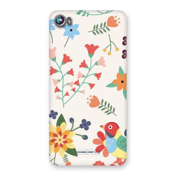Spring Flowers Back Case for Canvas Fire 4
