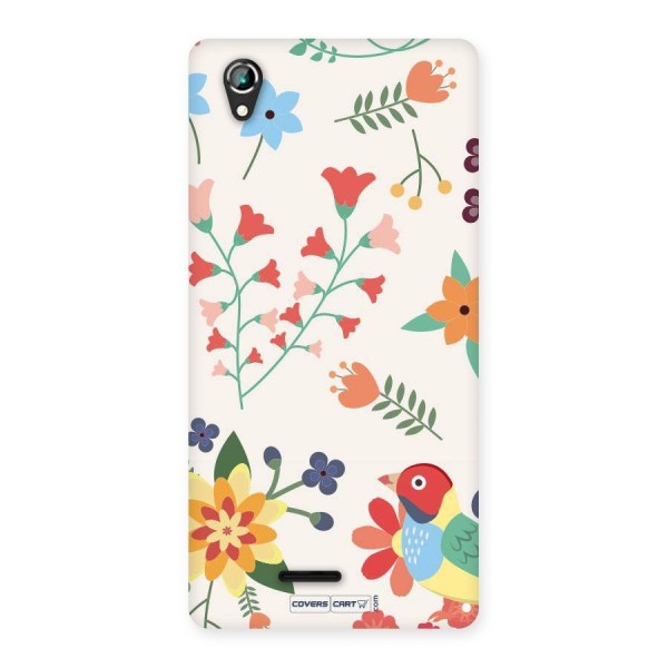 Spring Flowers Back Case for Lava Iris 800