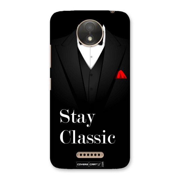 Stay Classic Back Case for Moto C Plus