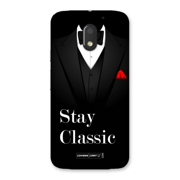 Stay Classic Back Case for Moto E3 Power