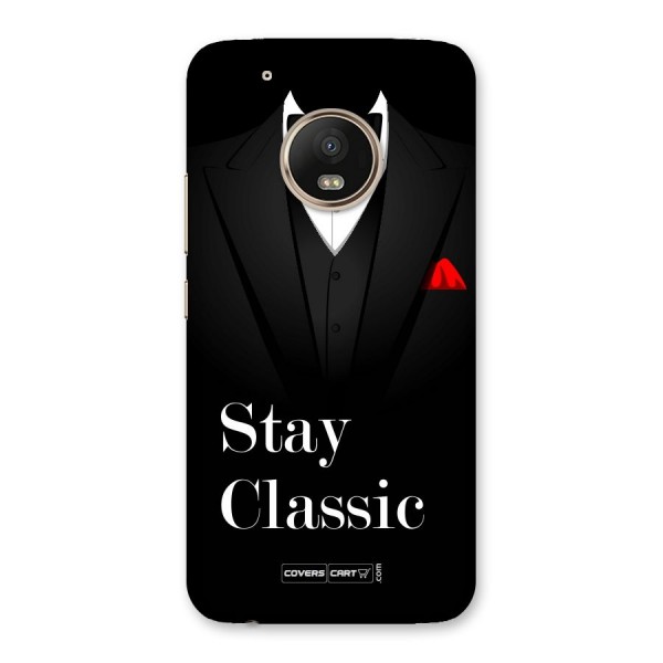 Stay Classic Back Case for Moto G5 Plus