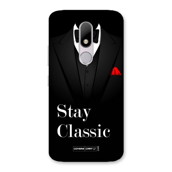 Stay Classic Back Case for Moto M