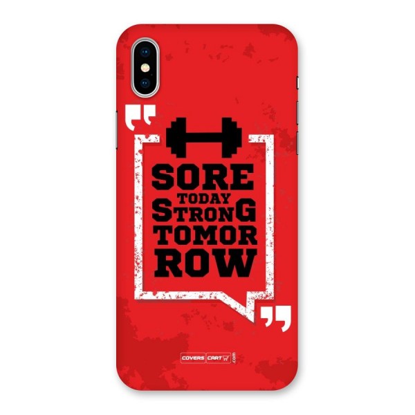 Stay Strong Back Case for iPhone X