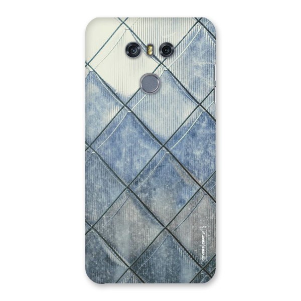 Steel Blue Pattern Back Case for LG G6