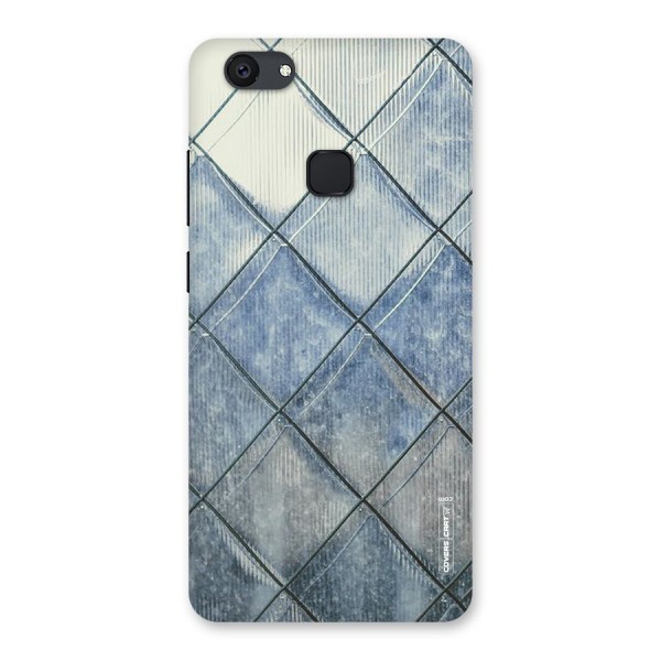 Steel Blue Pattern Back Case for Vivo V7 Plus