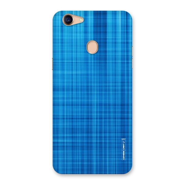 Stripe Blue Abstract Back Case for Oppo F5