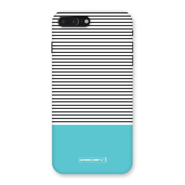 Deep Sky Blue Stripes Back Case for iPhone 7 Plus