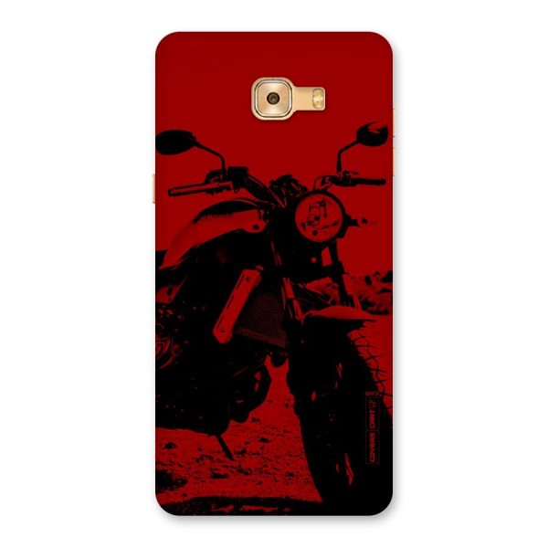 Stylish Ride Red Back Case for Galaxy C9 Pro