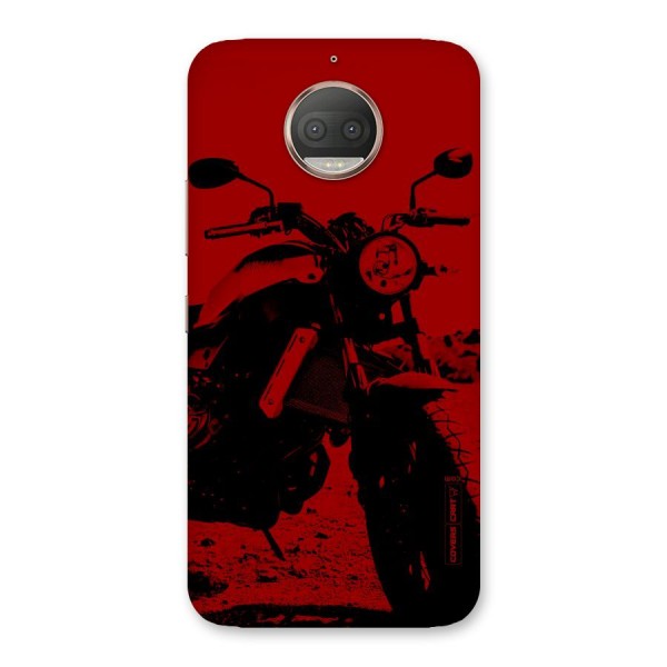 Stylish Ride Red Back Case for Moto G5s Plus