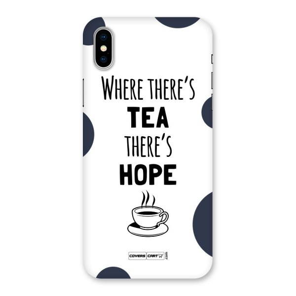 Tea Hope Back Case for iPhone X