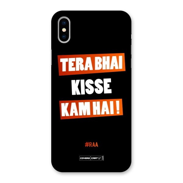 Tera Bhai Raftaar Back Case for iPhone X