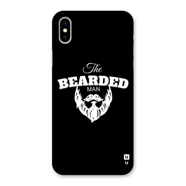 The Bearded Man Back Case for iPhone X