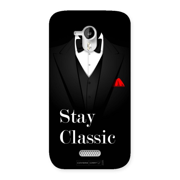 Stay Classic Back Case for Micromax A116 Canvas HD