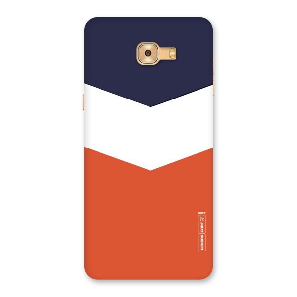 Three Colour Pattern Back Case for Galaxy C9 Pro