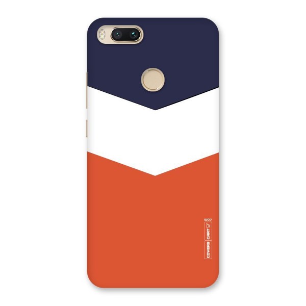 Three Colour Pattern Back Case for Mi A1