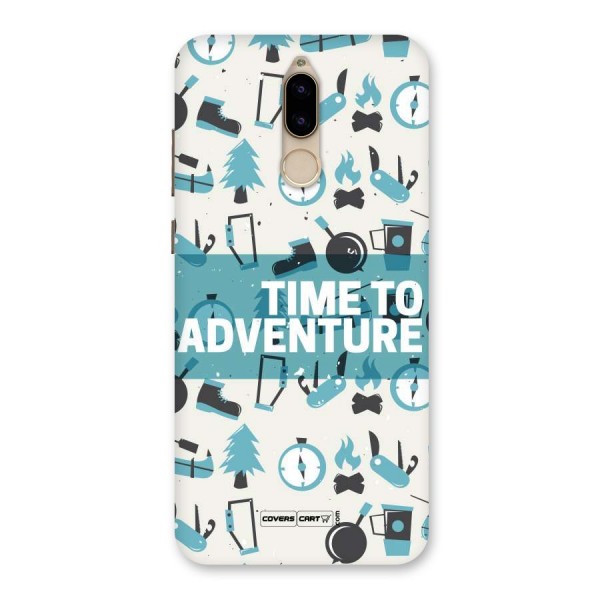 Time To Adventure Blazing Blue Back Case for Honor 9i