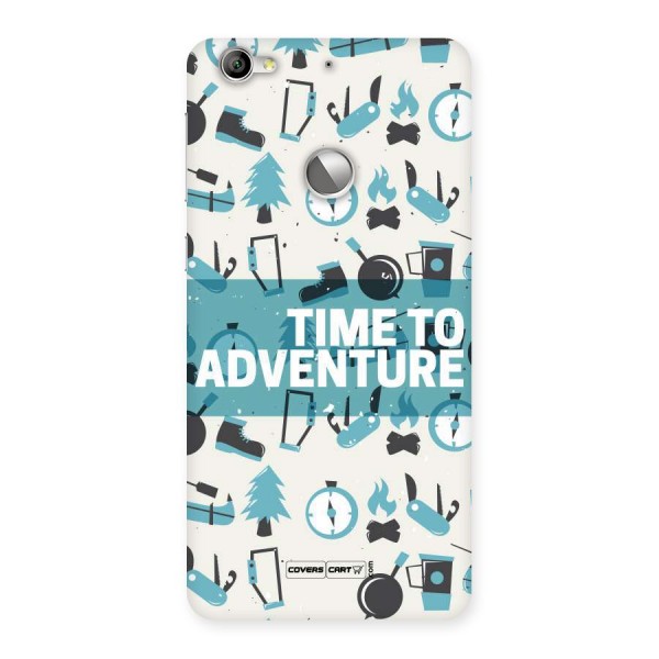 Time To Adventure Blazing Blue Back Case for LeTV Le 1S
