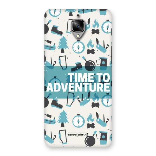 Time To Adventure Blazing Blue Back Case for OnePlus 3