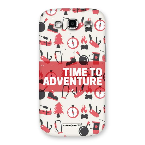 Time To Adventure Radiant Red Back Case for Galaxy S3 Neo