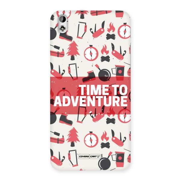 Time To Adventure Radiant Red Back Case for HTC Desire 816s