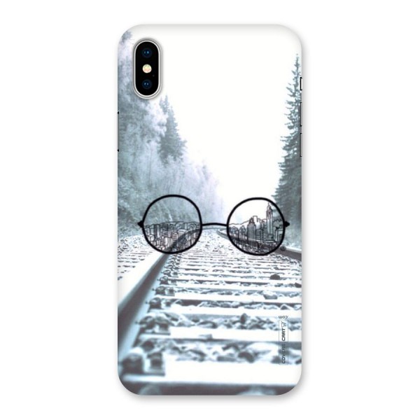 Tracks And Specs Back Case for iPhone X