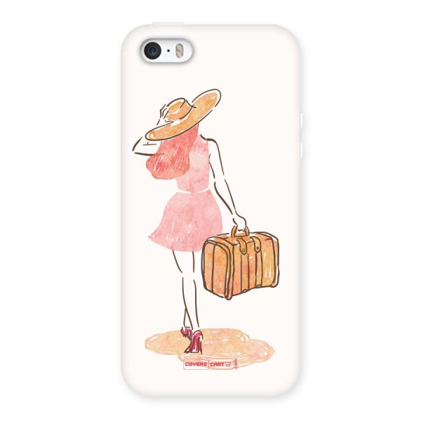 Travel Girl Back Case for iPhone SE