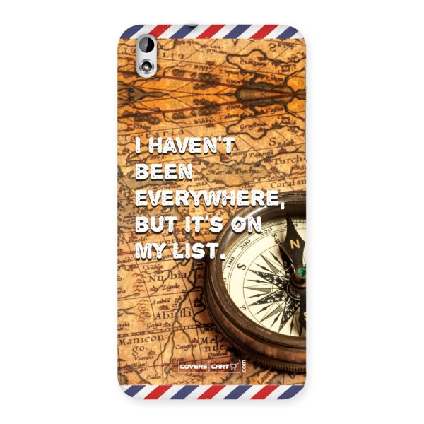 Travel Map Back Case for HTC Desire 816s