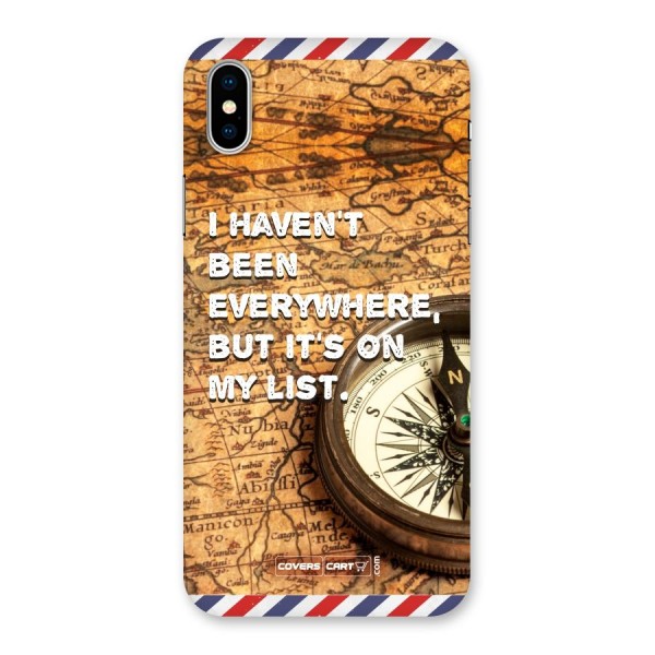 Travel Quote Back Case for iPhone X