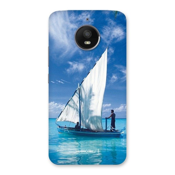 Travel Ship Back Case for Moto E4 Plus