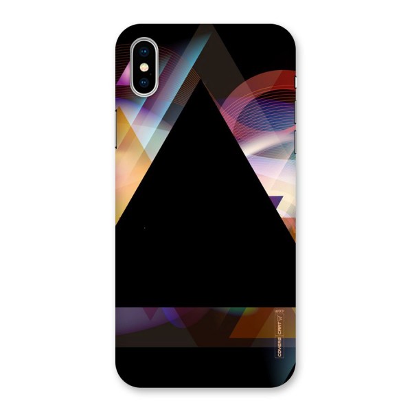 Triangle Black Abstract Back Case for iPhone X