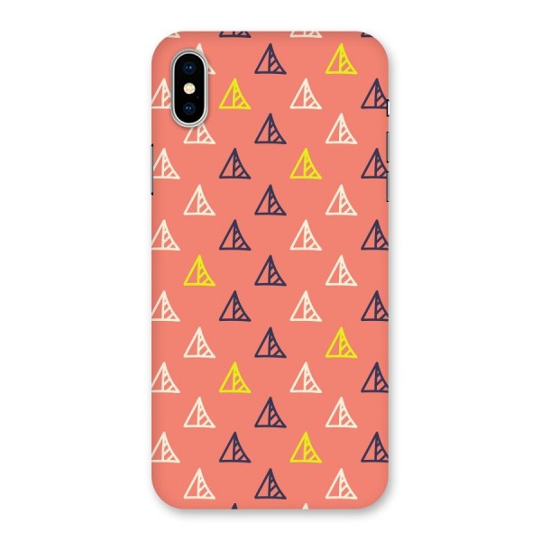Triangular Boho Pattern Back Case for iPhone X