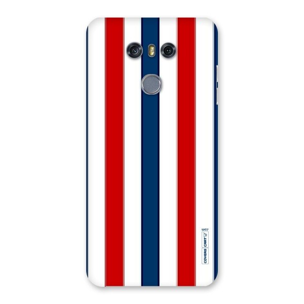 Tricolor Stripes Back Case for LG G6