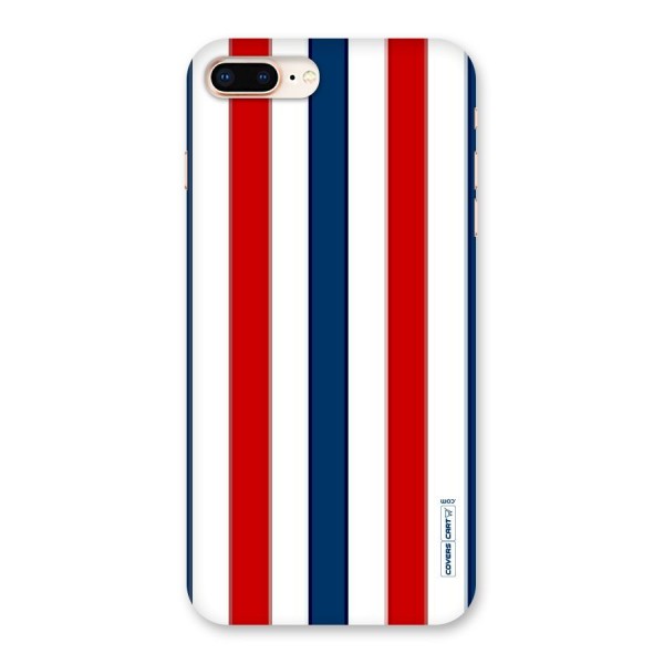 Tricolor Stripes Back Case for iPhone 8 Plus
