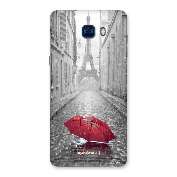Umbrella Paris Back Case for Galaxy C7 Pro