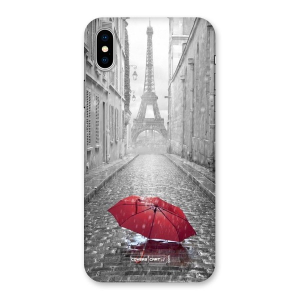 Umbrella Paris Back Case for iPhone X