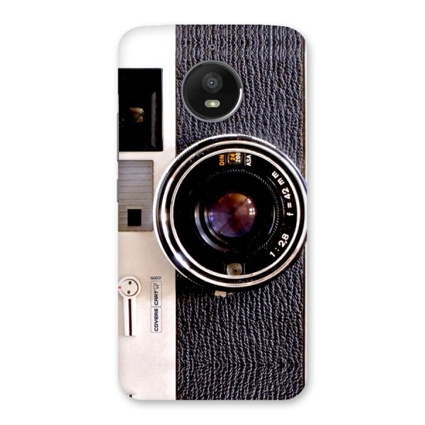Vintage Camera Back Case for Moto E4 Plus