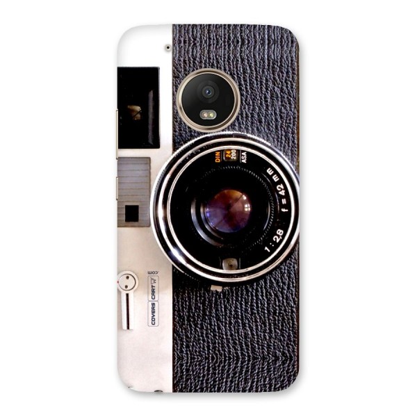 Vintage Camera Back Case for Moto G5 Plus