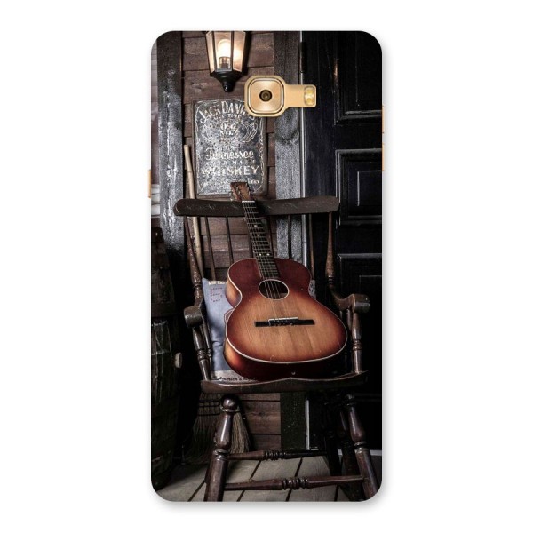 Vintage Chair Guitar Back Case for Galaxy C9 Pro