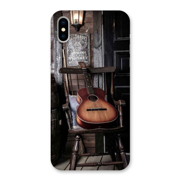 Vintage Chair Guitar Back Case for iPhone X