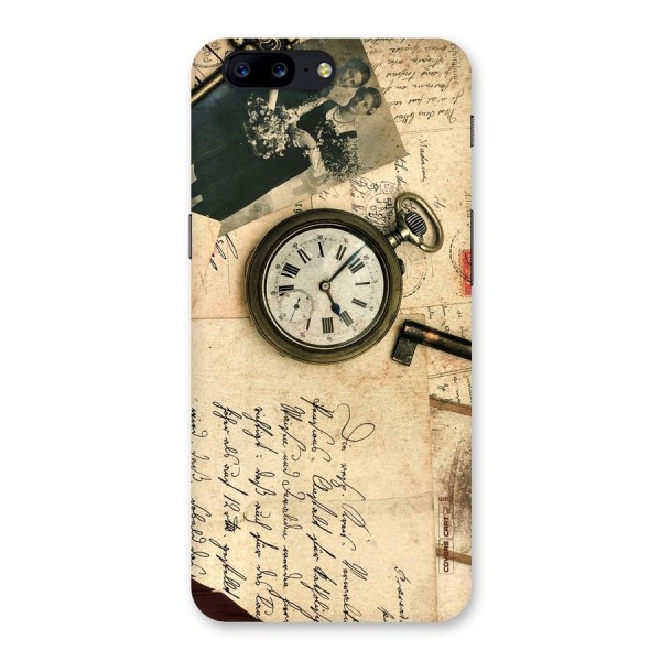 Vintage Key And Compass Back Case for OnePlus 5