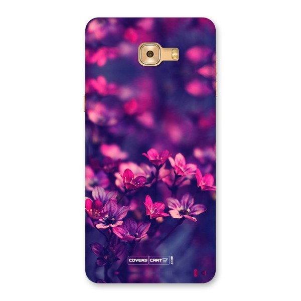 Violet Floral Back Case for Galaxy C9 Pro