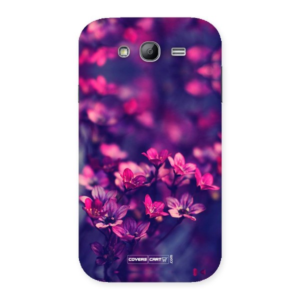 Violet Floral Back Case for Galaxy Grand Neo Plus