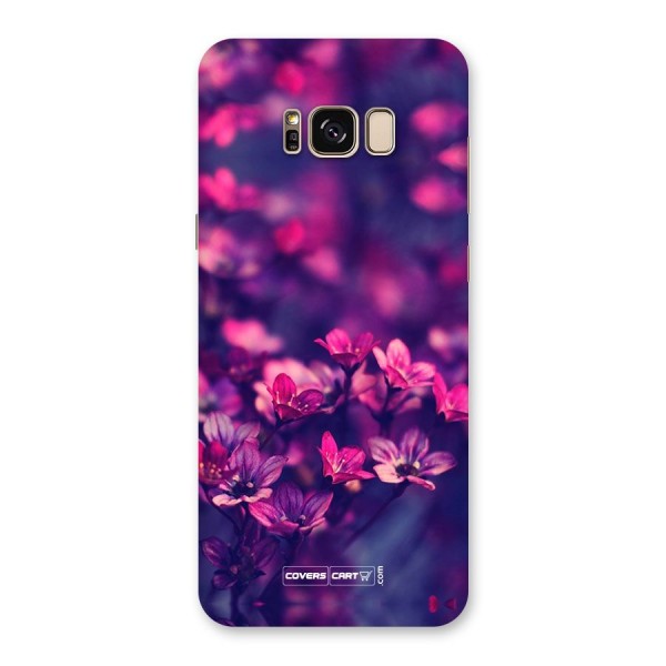 Violet Floral Back Case for Galaxy S8 Plus