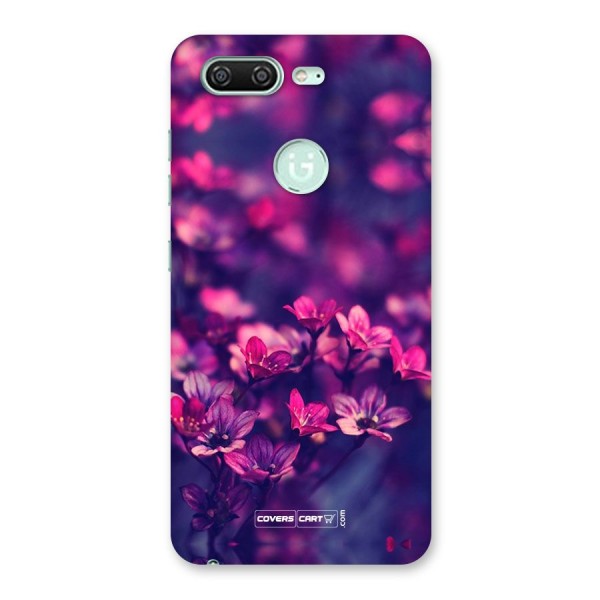 Violet Floral Back Case for Gionee S10