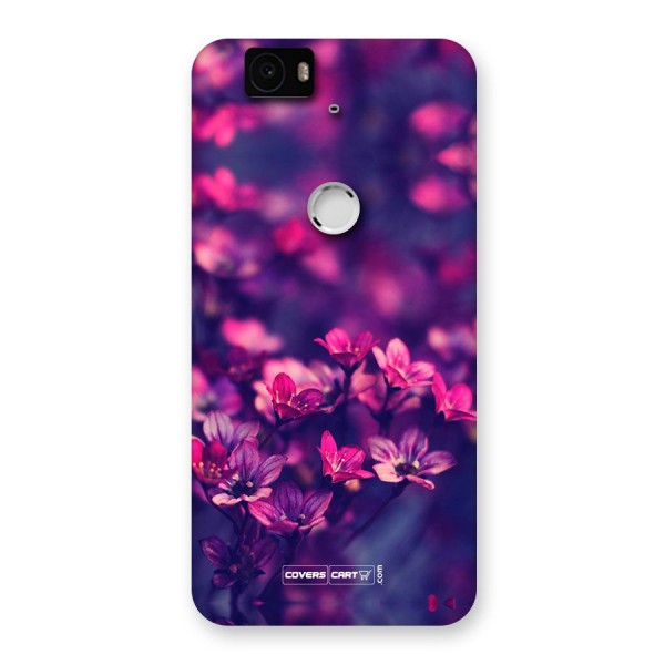 Violet Floral Back Case for Google Nexus 6P