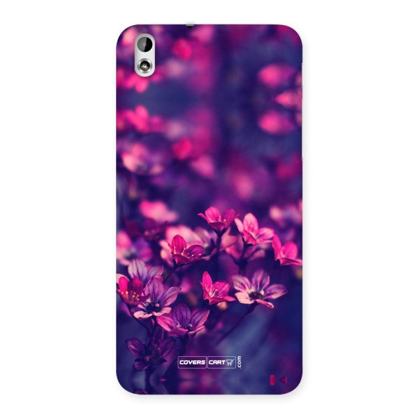 Violet Floral Back Case for HTC Desire 816g
