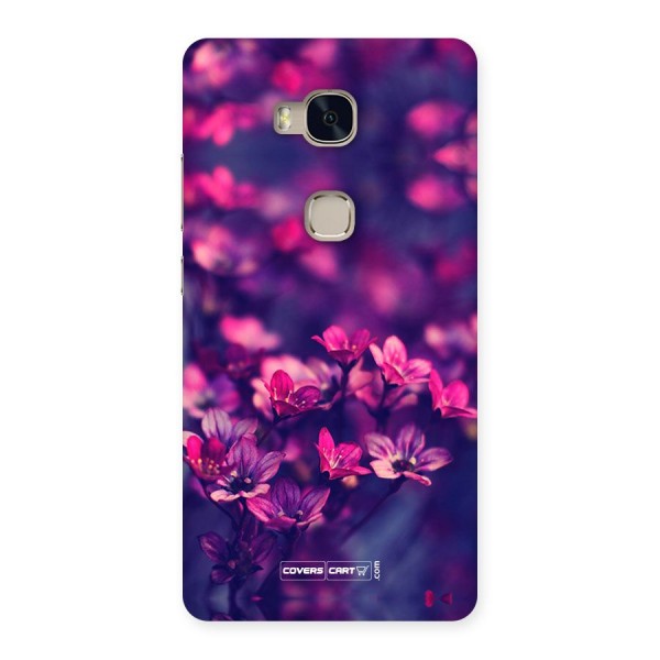 Violet Floral Back Case for Huawei Honor 5X