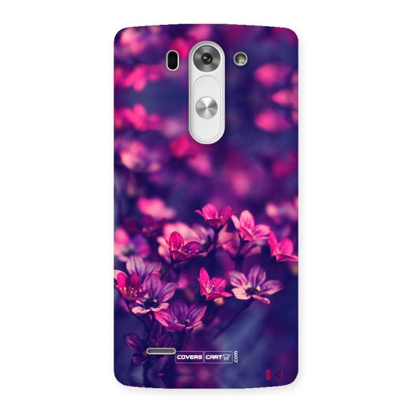 Violet Floral Back Case for LG G3 Mini